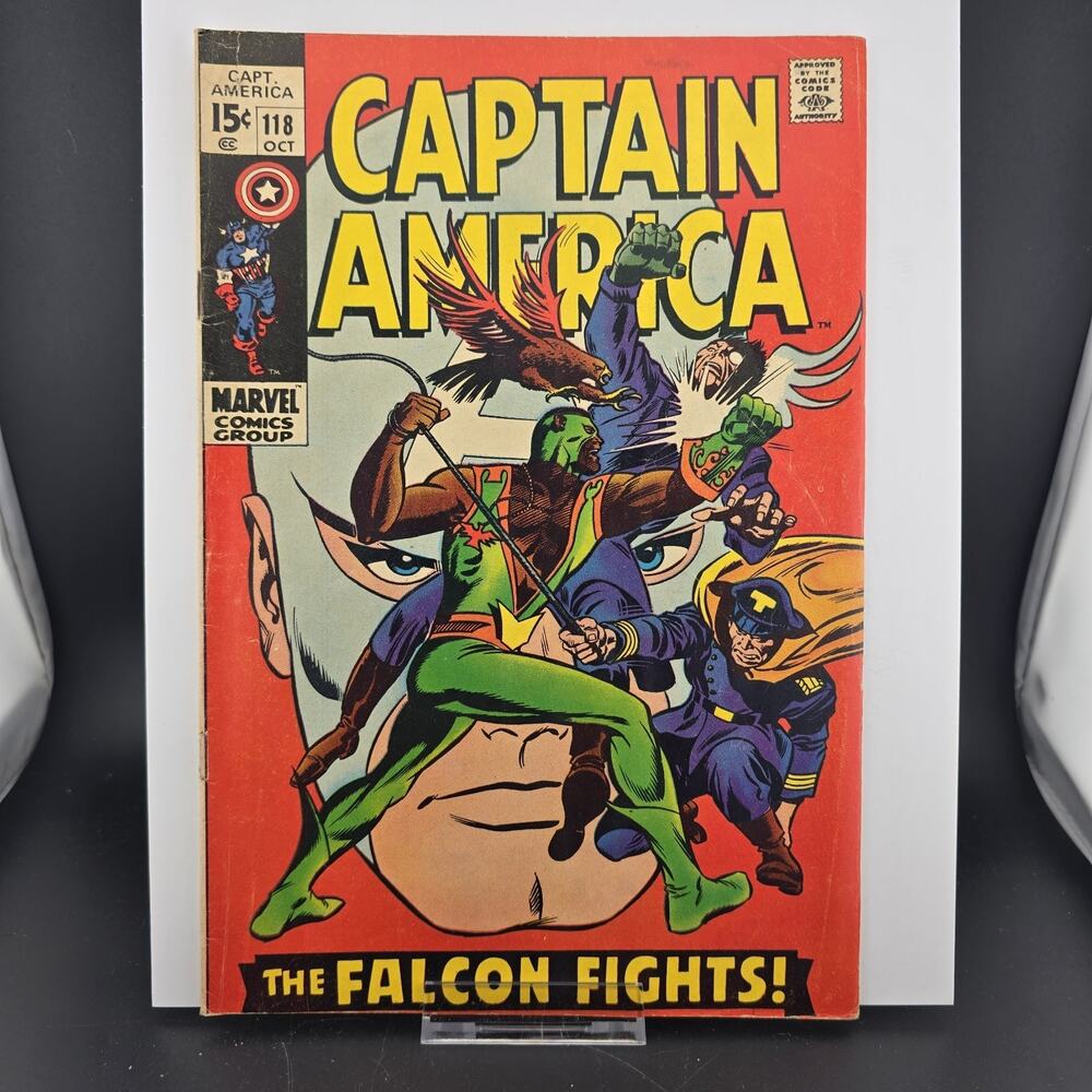 CAPTAIN AMERICA #118 6.0 2ND APPEARANCE OF FALCON MARVEL 1969